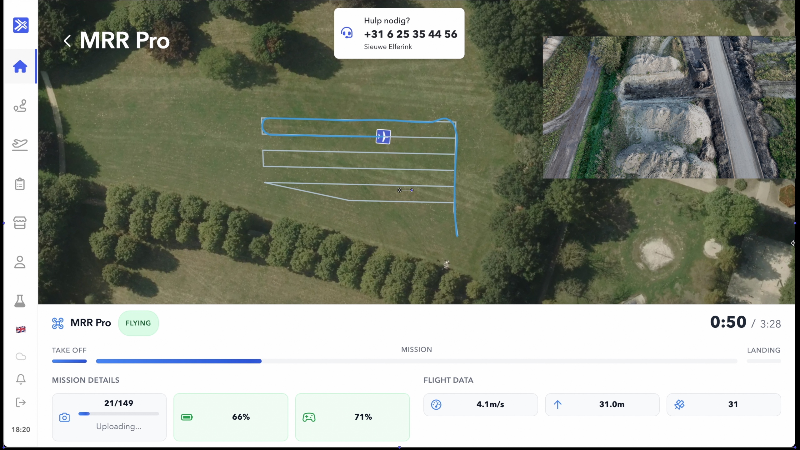 Automatische vluchtplanning en -uitvoering in het AiroMap-platform